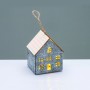 FELT HOUSE WOODEN ROOF ΓΚΡΙ 1 MINI LED ΔΙΑΚ ΘΕΡΜΟ ΛΑΜΠ ΜΠΑΤ 3*AG10 (ΣΥΜΠΕΡΙΛΑΜΒΑΝΕΤΑΙ) 8*8*9,6cm