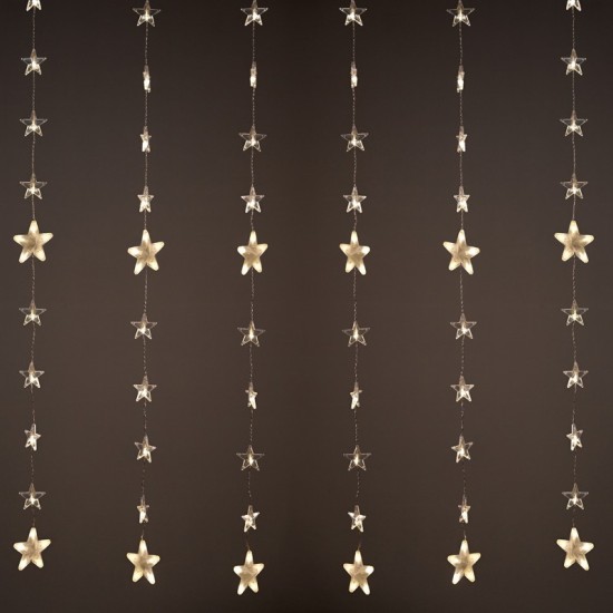 144LED ΚΟΥΡΤΙΝ ΛΑΜΠ  8ΣΕΙΡΕΣ*18ΛΑΜΠ ΘΕΡΜ ΣΤΑΘΕΡ ΑΝΤΑΠ 24VDC ΕΠΕΚΤ MAX4ΣΕΤ IP44 200x150cm ΔΙΑΦ 3mΚΑΛ