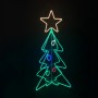 3D CHRISTMAS TREE 1000 LED ΔΙΠΛΗΣ ΟΨΗΣ ΦΩΤ. 9,5m ΠΟΛΥΧΡ. ΣΤΑΘΕΡΟ IP65 75*75*130cm 1,5m ΚΑΛ.
