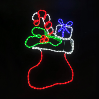 SOCK WITH PRESENT 252 LED  ΜΟΤΙΦ 7m ΜΟΝΟΚ. ΦΩΤΟΣ. MULTICOLOR ΣΤΑΘΕΡΟ IP65  53*78m 1.5m ΚΑΛ. SOCK WITH PRESENT 252 LED  ΜΟΤΙΦ 7m ΜΟΝΟΚ. ΦΩΤΟΣ. MULTICOLOR ΣΤΑΘΕΡΟ IP65  53*78m 1.5m ΚΑΛ.