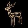 STANDING REINDEER WITH MOTOR 264 LED 11m ΜΟΝΟΚ. ΦΩΤ. ΘΕΡΜΟ ΛΕΥΚ ΣΤΑΘΕΡΟ IP65 100*58*116cm 1,5m ΚΑΛ