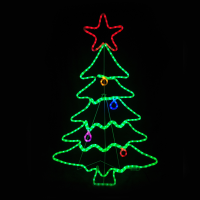 CHRISTMAS TREE 288 LED 8m ΜΟΝΟΚ.ΦΩΤ, ΠΟΛΥΧΡ. FLASH, IP65, 70X114CM, 1.5m ΚΑΛ. CHRISTMAS TREE 288 LED 8m ΜΟΝΟΚ.ΦΩΤ, ΠΟΛΥΧΡ. FLASH, IP65, 70X114CM, 1.5m ΚΑΛ.