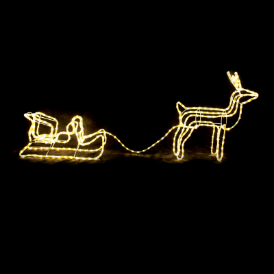 REINDEER WITH SLEIGH, 312 LED ΣΧΕΔ. 13m ΜΟΝΟΚ. ΦΩΤΟΣ., WW ΣΤΑΘ., IP65, 65X64X30 & 59X22X29CM, 1. REINDEER WITH SLEIGH, 312 LED ΣΧΕΔ. 13m ΜΟΝΟΚ. ΦΩΤΟΣ., WW ΣΤΑΘ., IP65, 65X64X30 & 59X22X29CM, 1.