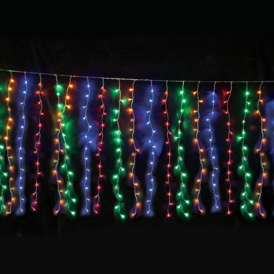  360 LED ΚΟΥΡΤΙΝΑ  20 ΣΕΙΡ.x18 . ΠΟΛΥΧΡΩΜ. ΑΝΤ. 31VDC&ΕΠΕΚΤ MAX 2ΣΕΤ IP44 200x200cm ΔΙΑΦ.