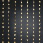48LED ΛΑΜΠ ΚΟΥΡΤΙΝΑ ΑΣΤΕΡΙΑ 6,5cm ΘΕΡΜΟ ΛΕΥΚΟ ΑΝΤΑΠΤ & 8 ΠΡΟΓΡ IP44 120cm 5M ΠΡΑΣ ΚΑΛΩΔ