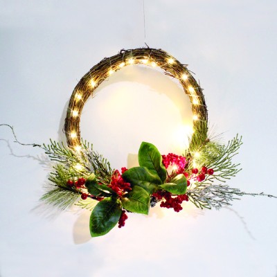 WREATH BERRIES ΔΙΑΚΟΣΜ ΚΡΕΜΑΣΤΟ 30 LED ΛΑΜΠ ΘΕΡΜΑ ΜΠΑΤ 3ΧΑΑ (ΔΕΝ ΣΥΜΠ) IP20 ΔΙΑΜ:30cm 30cm ΚΑΛ WREATH BERRIES ΔΙΑΚΟΣΜ ΚΡΕΜΑΣΤΟ 30 LED ΛΑΜΠ ΘΕΡΜΑ ΜΠΑΤ 3ΧΑΑ (ΔΕΝ ΣΥΜΠ) IP20 ΔΙΑΜ:30cm 30cm ΚΑΛ