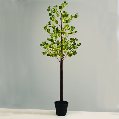 EUCALYPTUS LEAF TREE 210 WW LED ΛΑΜΠ. ΑΝΤΑΠΤ:4,5V IP44 ΥΨΟΣ 150cm ΓΛΑΣΤΡΑ 5m ΚΑΛ 