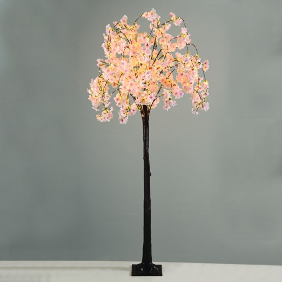 CHERRY BLOSSOM TREE 400 WW LED ΛΑΜΠ. ΑΝΤΑΠΤ:4,5V IP44 ΥΨΟΣ 180cm ΒΑΣΗ:21x21cm 5m ΚΑΛ 