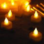 ΣΕΤ TEA LIGHTS 4 LED ΛΑΜΠ ΔΙΑΚΟΣΜΗΤΙΚΑ ΘΕΡΜO ΜΠΑΤ 4*CR2032(ΔΕΝ ΣΥΜΠ) IP20 ΔΙΑΜ:3,5cm *Υ:3,8cm