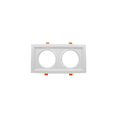 Λευκό Σποτ χωνευτό διπλό AR111