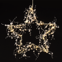 “STAR WALL LIGHTS” ΑΣΤΕΡΙ 20 LED ΛΑΜΠΑ& ΜΠΑΤΑΡ(3xAA) ΘΕΡΜΟ ΛΕΥΚΟ IP44 28cm