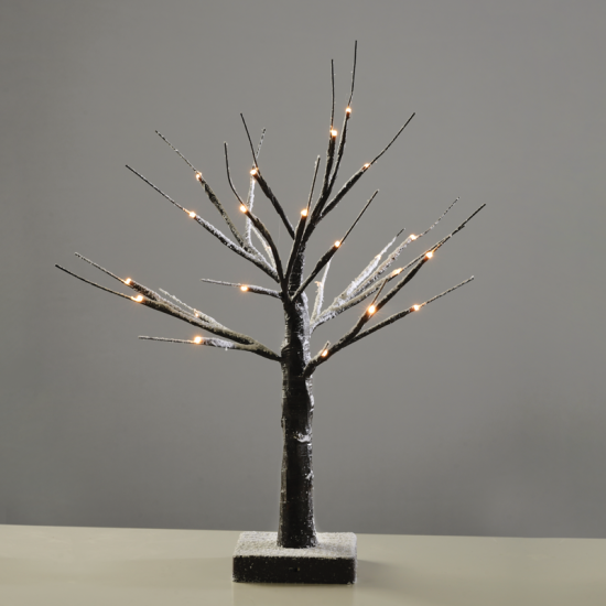 “SNOW TREE” MAYPO ΔΕΝΤΡΟ 24 LED ΛΑΜΠΑΚ ΜΠΑΤΑΡ(3xAA) ΘΕΡΜΟ ΛΕΥΚΟ IP20 45cm