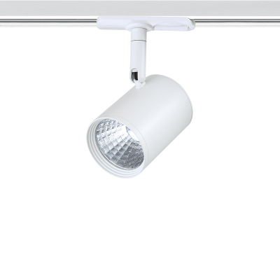 WHITE LED TRACK LIGHT 7W 3000K 2WIRES 24° 500LM 230V Ra80 WHITE LED TRACK LIGHT 7W 3000K 2WIRES 24° 500LM 230V Ra80