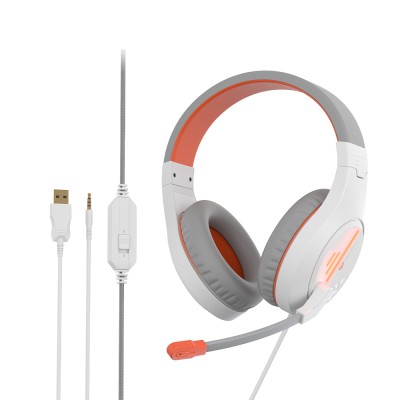 MT-HP021 Gaming Headset White + Orange MT-HP021 Gaming Headset White + Orange