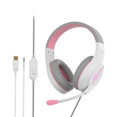 MT-HP021 Gaming Headset White + Pink MT-HP021 Gaming Headset White + Pink