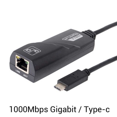 ΜΕΤΑΤΡΟΠΕΑΣ USB TYPE C ΣΕ LAN 1000MBps ΜΕΤΑΤΡΟΠΕΑΣ USB TYPE C ΣΕ LAN 1000MBps