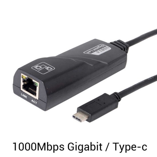 ΜΕΤΑΤΡΟΠΕΑΣ USB TYPE C ΣΕ LAN 1000MBps