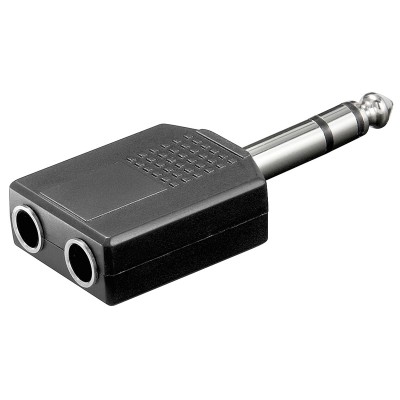 ADAPTOR STEREO 6.35mm / 2x STEREO 6.35mm ΘΗΛ ADAPTOR STEREO 6.35mm / 2x STEREO 6.35mm ΘΗΛ