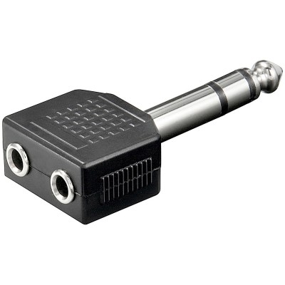 ADAPTOR STEREO 6.5mm ΣΕ 2 STEREO 3.5mm ΘΗΛ. ADAPTOR STEREO 6.5mm ΣΕ 2 STEREO 3.5mm ΘΗΛ.