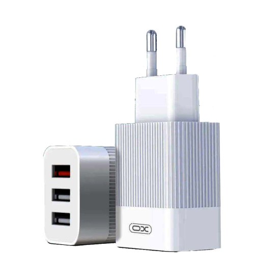 XO L72 EU QC3.0+2.1A 3xUSB charger