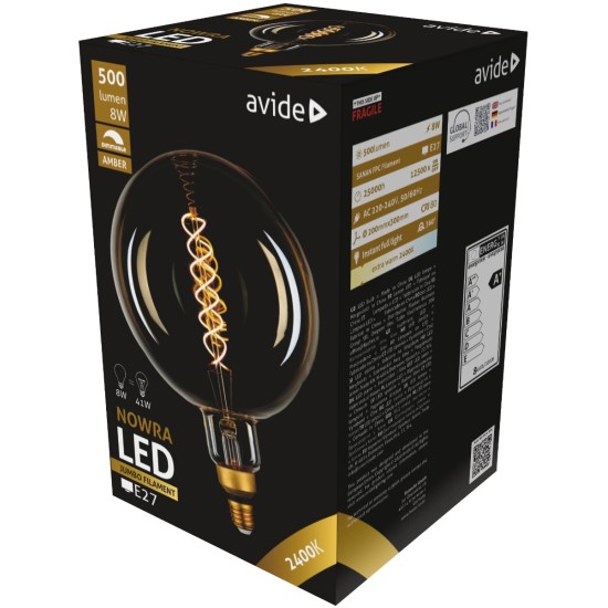 ΛΑΜΠΤΗΡΑΣ  8W E27 2400K Dimmable 200x300mm