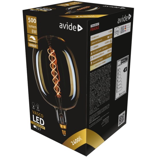 ΛΑΜΠΤΗΡΑΣ 8W E27 2400K Dimmable 170x285mm