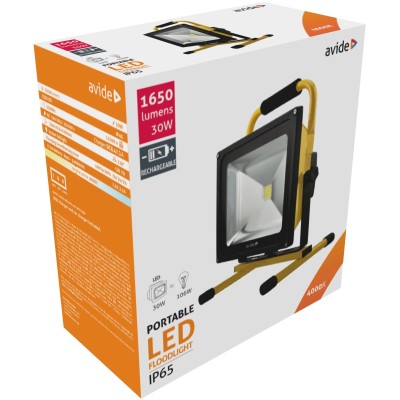 LED Flood Light Rechargeable COB 30W 4000K LED Flood Light Rechargeable COB 30W 4000K