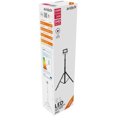 LED Προβολεας Light Slim SMD 20W 4000K 1 head with Tripod LED Προβολεας Light Slim SMD 20W 4000K 1 head with Tripod