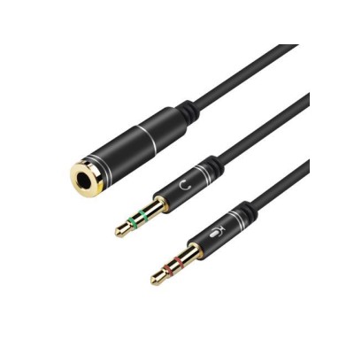 Adaptor 3.5mm 4PIN ΘΗΛ ΣΕ AUD/MIC 30cm Adaptor 3.5mm 4PIN ΘΗΛ ΣΕ AUD/MIC 30cm