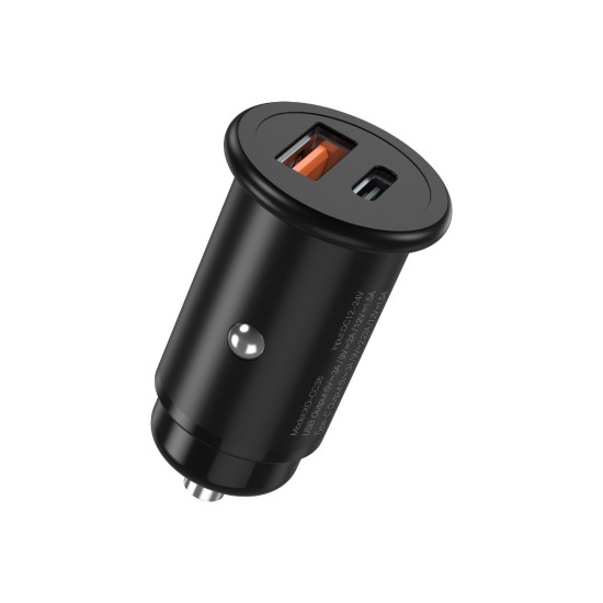 XO CC38 PD QC3.0 20W Car Charger Black