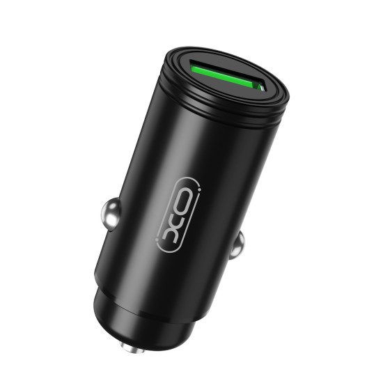 XO-CC39 QC3.0 18W Car Charger Black