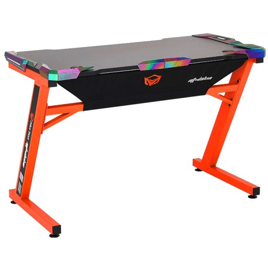 MT-DSK10 Gaming Desk / Black+Orange