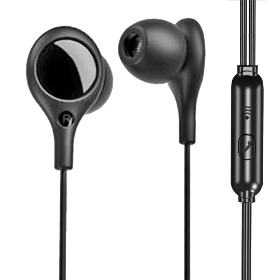 XO EP46 Noise-cancelling in-ear sleep Earphone  1.2M Black