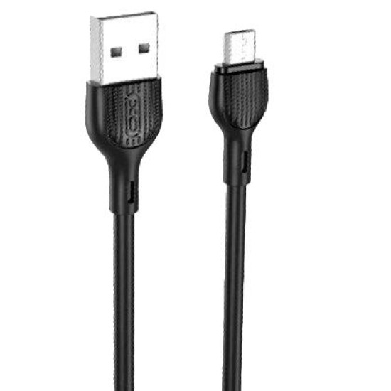 XO NB200 2.4A USB cable Micro 2M Black