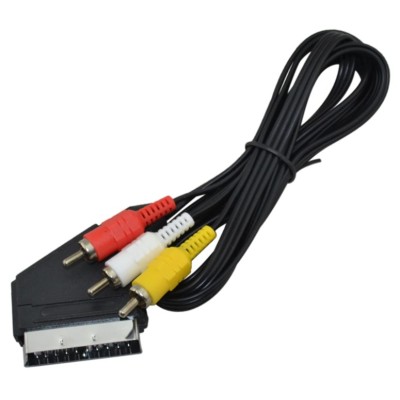 SCART ΣΕ 3RCA 1.5m ΧΩΡΙΣ ΔΙΑΚΟΠΤΗ SCART ΣΕ 3RCA 1.5m ΧΩΡΙΣ ΔΙΑΚΟΠΤΗ