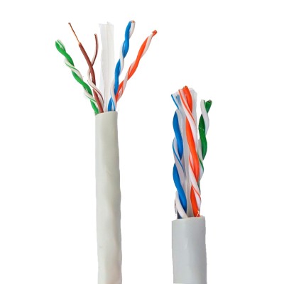  UTP CAT6 305m ΓΚΡΙ ΕΣΩΤΕΡΙΚΟ