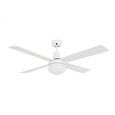 ΑΝΕΜΙΣΤΗΡΑΣ ΟΡΟΦΗΣ  ME ΦΩΣ   AIRFUSION QUEST II ΛΕΥΚΟΣ Ø122 ,E27, 65W AC,4 ΠΤΕΡΥΓΙΑ,3 ΤΑΧΥΤΗΤΕΣ 