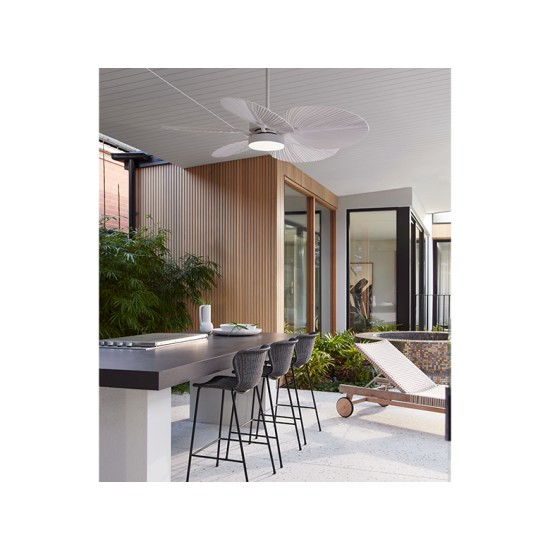 ΑΝΕΜΙΣΤΗΡΑΣ ΟΡΟΦΗΣ  BALI ΛΕΥΚΟΣ ME ΦΩΣ Ø132 40W DC,6 ΤΑΧΥΤΗΤΕΣ