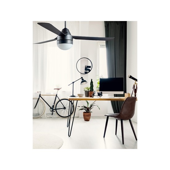 ΑΝΕΜΙΣΤΗΡΑΣ ΟΡΟΦΗΣ  ΕΞΩΤΕΡΙΚΟΥ ΧΩΡΟΥ ΜΕ ΤΗΛ/ΡΙΟ  Ε14  ΝΤΟΥΙ Ø121CM MEGARA TITANIUM