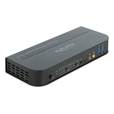 DELOCK HDMI KVM Switch 11481, 2 ports, USB 3.0, Audio, 4K/60Hz, μαύρο DELOCK HDMI KVM Switch 11481, 2 ports, USB 3.0, Audio, 4K/60Hz, μαύρο