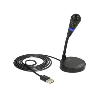 DELOCK USB μικρόφωνο 65868 με βάση και mute button DELOCK USB μικρόφωνο 65868 με βάση και mute button