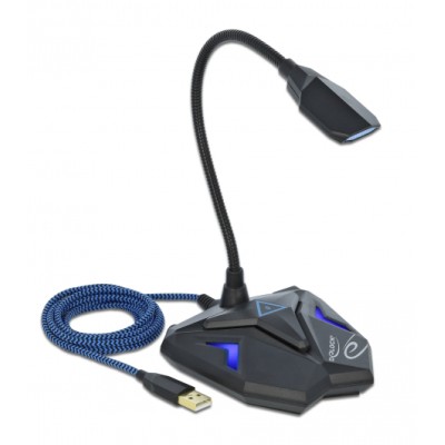 DELOCK Gaming μικρόφωνο 66330, omnidirectional, με mute, USB DELOCK Gaming μικρόφωνο 66330, omnidirectional, με mute, USB