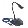 DELOCK Gaming μικρόφωνο 66330, omnidirectional, με mute, USB