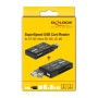 DELOCK USB card reader 91758 για CF/SD/Micro SD/MS/M2/xD, μαύρο