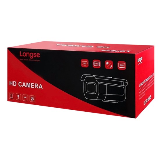 υβριδική κάμερα BMSDHTC200F, 2.8mm, 2MP, αδιάβροχη IP67, IR 25m