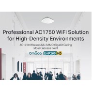 TP-LINK ασύρματο access point EAP265 HD, AC1750 Dual Band, οροφής, V.1.0