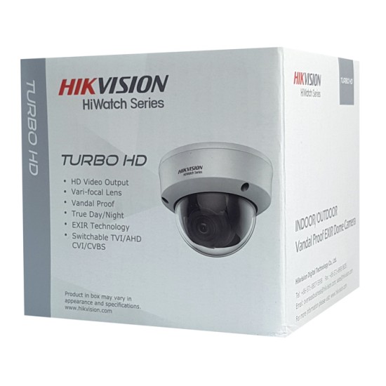 HIKVISION υβριδική κάμερα HiWatch HWT-D320-VF, 2.8-12mm, 2MP, IP66, IK10