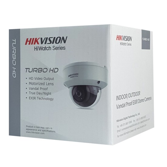 HIKVISION υβριδική κάμερα HiWatch HWT-D323-Z, 2.7-13.5mm 2MP, IP66, IK10