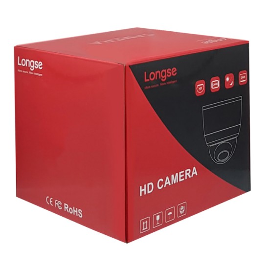  υβριδική κάμερα LIRDBAHTC200F, 2.8mm, 2MP, αδιάβροχη IP67, IR 20m