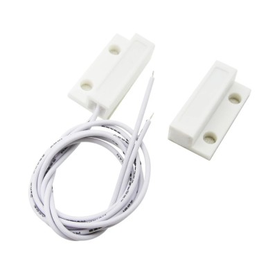 Αυτοκόλλητη μαγνητική επαφή συναγερμού MC-38, 18mm, λευκή, 10τμχ Αυτοκόλλητη μαγνητική επαφή συναγερμού MC-38, 18mm, λευκή, 10τμχ